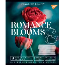 Тетрадь 96 листов, клетка, "Romance blooms"