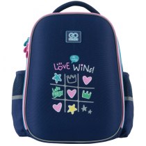 Рюкзак школьный GoPack Education полукаркасный 165M-2 Love wins!