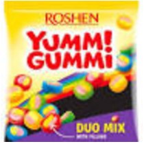 ЖЕЛЕЙНІ ЦУКЕРКИ Yummi Gummi Duo Mix ВКФ 70г /22шт