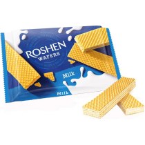 Вафлі Roshen Wafers какао-молоко ВКФ 216г /16шт IL