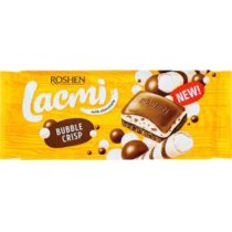 ШОКОЛАД Lacmi Bubble Crisp молочний пористий з молочною начинкою з кріспі ВКФ 85г /17шт