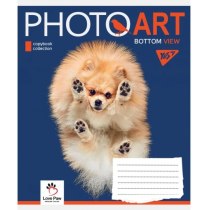 Зошит 18 аркушів, клітинка, "Photoart"