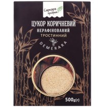 Цукор коричневий нерафінований тростинний ДЕМЕРАРА 0.500 кг