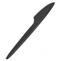 Ножі 18см 100шт чорні Bittner преміум