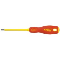 Отвертка NEO, крестовая, для работ под напряжением 1000 В, PZ1x80мм