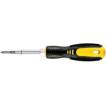 Отвертка TOPEX для насадок 1/4", две двусторонние биты SL,PH, CrV