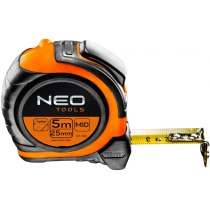 Рулетка Neo Tools, 5м x 25мм, двостороння розмітка, магніт