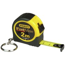 Рулетка Stanley FatMax, фіксатор, брелок, 2м х 13мм