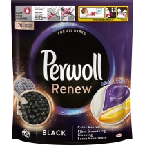 Засіб для делікатного прання Perwoll Renew капсули для темних та чорних речей, 46шт