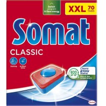 Таблетки для миття посуду у посудомийній машині Somat Classic (Класік), 70 таблеток