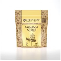 Замінник цукру Green Leaf Солодка Стевія ванільна 1:1 ДП 100г