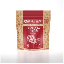 Замінник цукру Green Leaf Солодка Стевія з корицею 1:1 ДП 100г