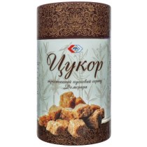 Цукор тростинний кусковий АТА "Демерара",тубус 500г