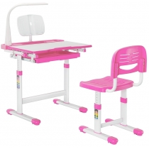 Комплект парта + стілець FUNDESK Bellissima pink