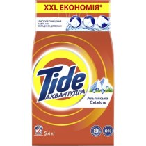 Пральний порошок Tide Аква-Пудра Альпійська Свіжість, 5,4 кг