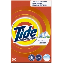 Пральний порошок для ручного прання Tide Аква Пудра Альпійська Свіжість, 300 гр