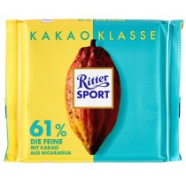 Шоколад темний Ritter Sport вишуканий 61% какао 100 г