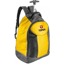 Рюкзак для інструменту TOPEX, телескопічна ручка, на коліщатках, 25 внутрішніх кишень