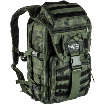 Рюкзак Neo Tools Camo, 30л, 22 кишені, посилений, поліестер 600D, 50х29.5х19см, камуфляж