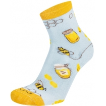 Шкарпетки дитячі  демісезонні бавовняні "Бджілки" DUNA 4061; 18-20; світло-голубий