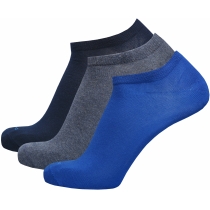 Набір шкарпеток чоловічих демісезонних з 3-х пар, із бавовни укорочені DUNA 1064; 27-29; темно-синій