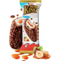 Вафлі Kinder Maxi King карамель в молочному шоколаді з горіхами 35г