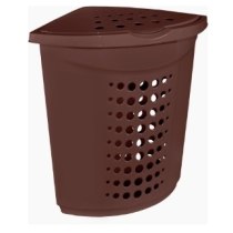 Корзина для білизни 45л(кутова),темно-коричневий ТМ Алеана
