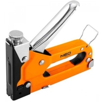 Степлер Neo Tools, 3в1, 4-14мм, тип скоби G,L,E, регулювання забивання скоби