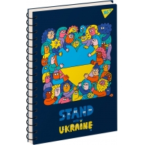 Зошит для записів YES А5/80 од.спіраль "Ukraine 2"