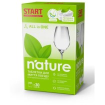 Таблетки для посудомийних машин  ТМ START NATURE 30шт