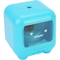 Чинка автоматична пластикова на батарейках, блакитна