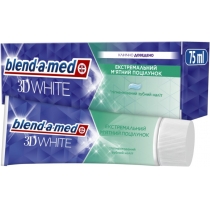 Зубна паста Blend-a-med 3D White М'ятний поцілунок 75 мл