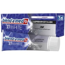 Зубна паста Blend-a-med 3D White Вугілля деревне 75 мл