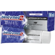 Зубна паста Blend-a-med 3D White Деревне вугілля 100 мл
