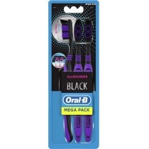 Зубна щітка Oral-B Всебічне чищення Black, 3 шт.