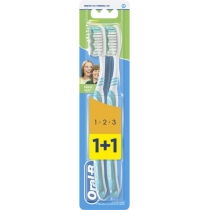 Зубна щітка Oral-B 1 2 3 Природна Свіжість 40 ceредня 2шт