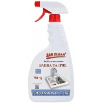 Засіб для видалення вапна та іржі ТМ San clean PROF 750мл з розпилювачем