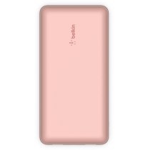 Акумулятор портативний літій-іонний Power Bank Belkin 20000мА·год 15Вт, 2хUSB-A/USB-C, рожевий