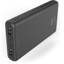 Акумулятор портативний літій-іонний Power Bank Hama ALU15HD 15000 mAh Anthracite