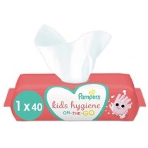 Дитячі вологі серветки ТМ Pampers для гігієни в дорозі 12X40 ПрепакКороб