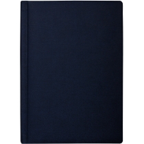 Щоденник недатований, Optima DUBLIN, темно-синій, А5, кремовий блок, лінія, А5