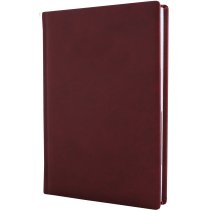 Щоденник недатований, Optima тиснення Notebook, Vivella, кремовий блок, клітинка, бордо, А5