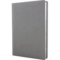 Щоденник недатований, Optima тиснення Notebook, Vivella, кремовий блок, клітинка, сірий, А5