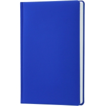 Щоденник недатований, NUBUCK, кремовий блок, клітинка, синій, А5