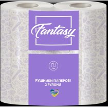 Паперові рушники ТМ Fantasy тиснені перфоровані(2) Econom