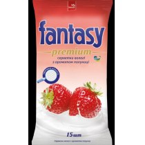 Серветки вологі ТМ Fantasy Premium з ароматом полуниці, 15 шт.