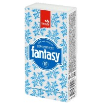 Носовые платки "Fantasy" с ароматом морского бриза 3 слоя