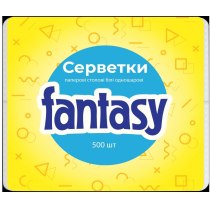 Серветки барні ТМ Fantasy, білі 500 ш