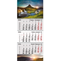 Календар квартальний настінний на 3 пружини 2024 Схід