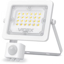 LED прожектор VIDEX F2e 10W 5000K з датчиком руху та освітленості